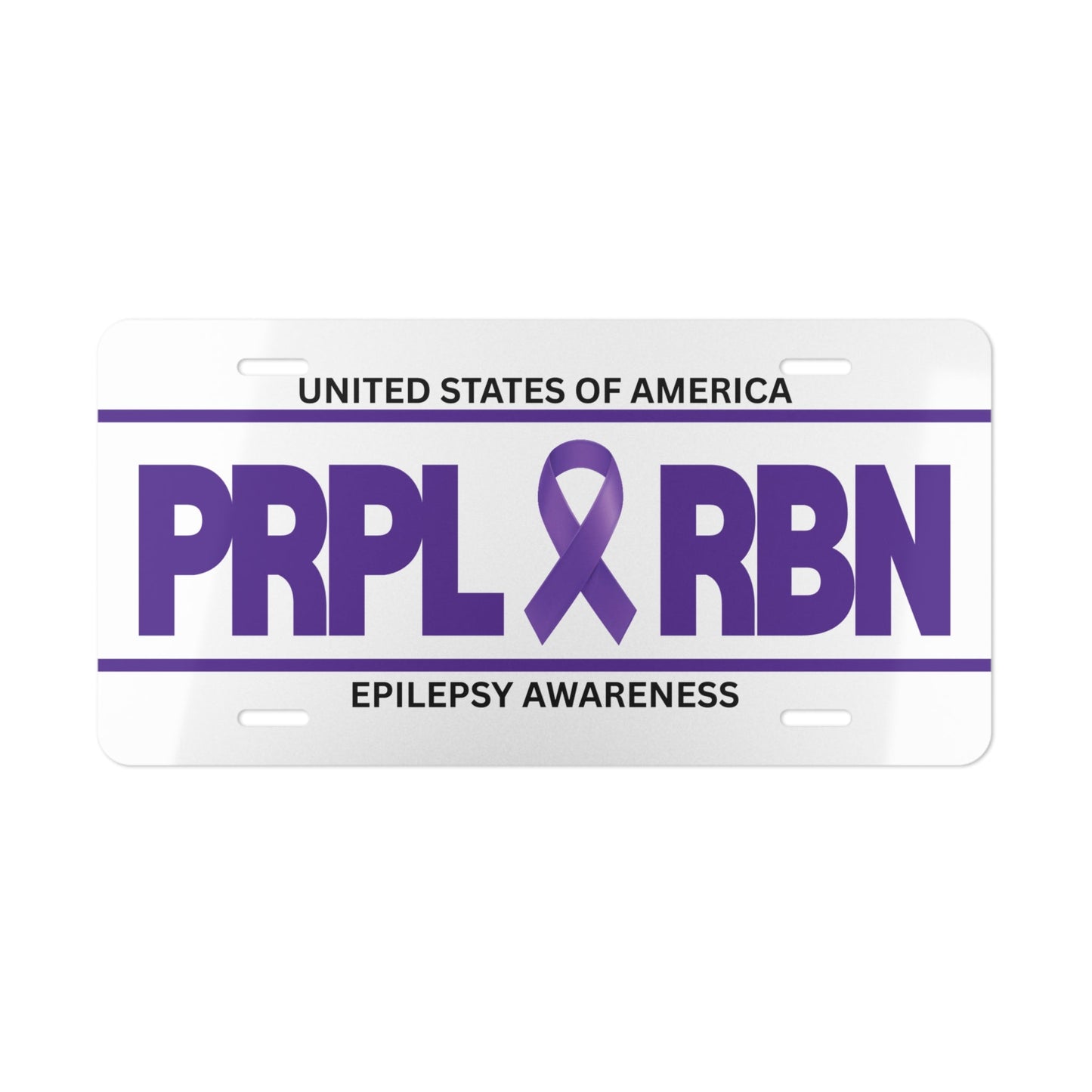 Vibrant Epilepsy Awareness Car Tag - Show Your Support - Korvel
