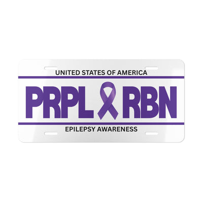 Vibrant Epilepsy Awareness Car Tag - Show Your Support - Korvel