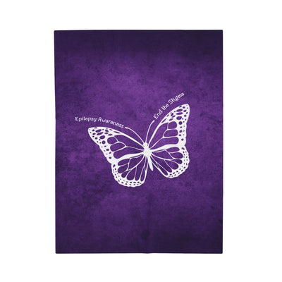 Epilepsy Awareness Velvet Blanket