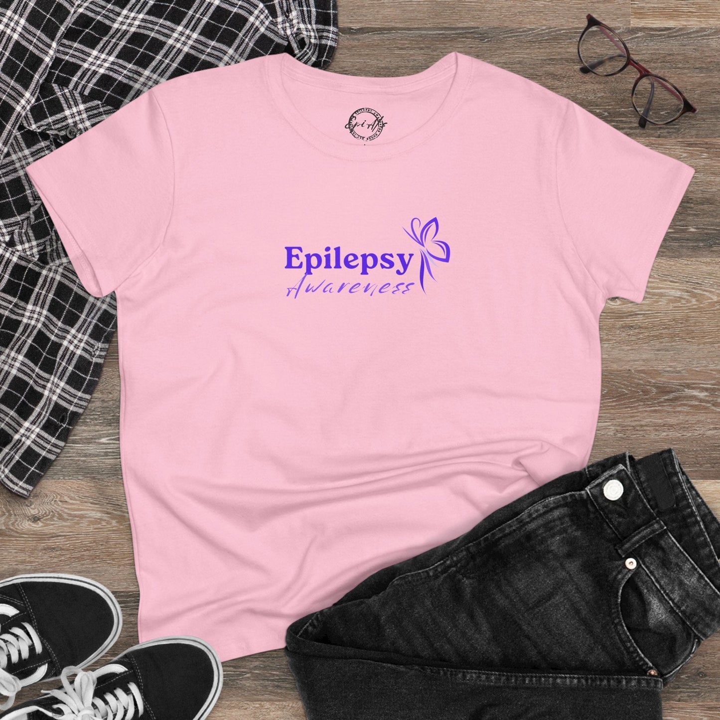 Women's Purple Ribbon Epilepsy Awareness T-Shirt