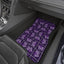 Elegant Purple Butterfly Car Mats Set