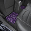 Elegant Purple Butterfly Car Mats Set