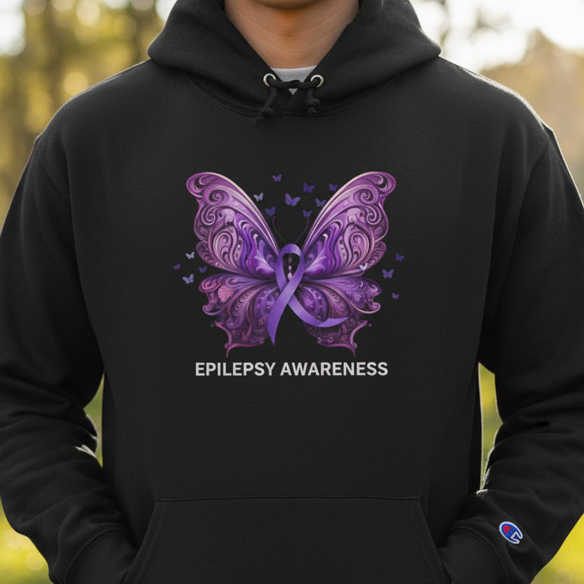 Sweat à capuche Champion Papillon Épilepsie