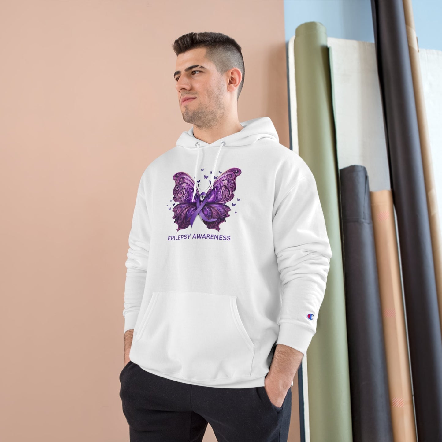 Sweat à capuche Champion Papillon Épilepsie