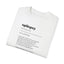 T-shirt unisexe teint en pièce - Définition de l'épilepsie