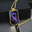Collar con Cinta Morada de Concienciación sobre la Epilepsia