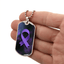 Collar con Cinta Morada de Concienciación sobre la Epilepsia