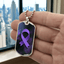 Collar con Cinta Morada de Concienciación sobre la Epilepsia