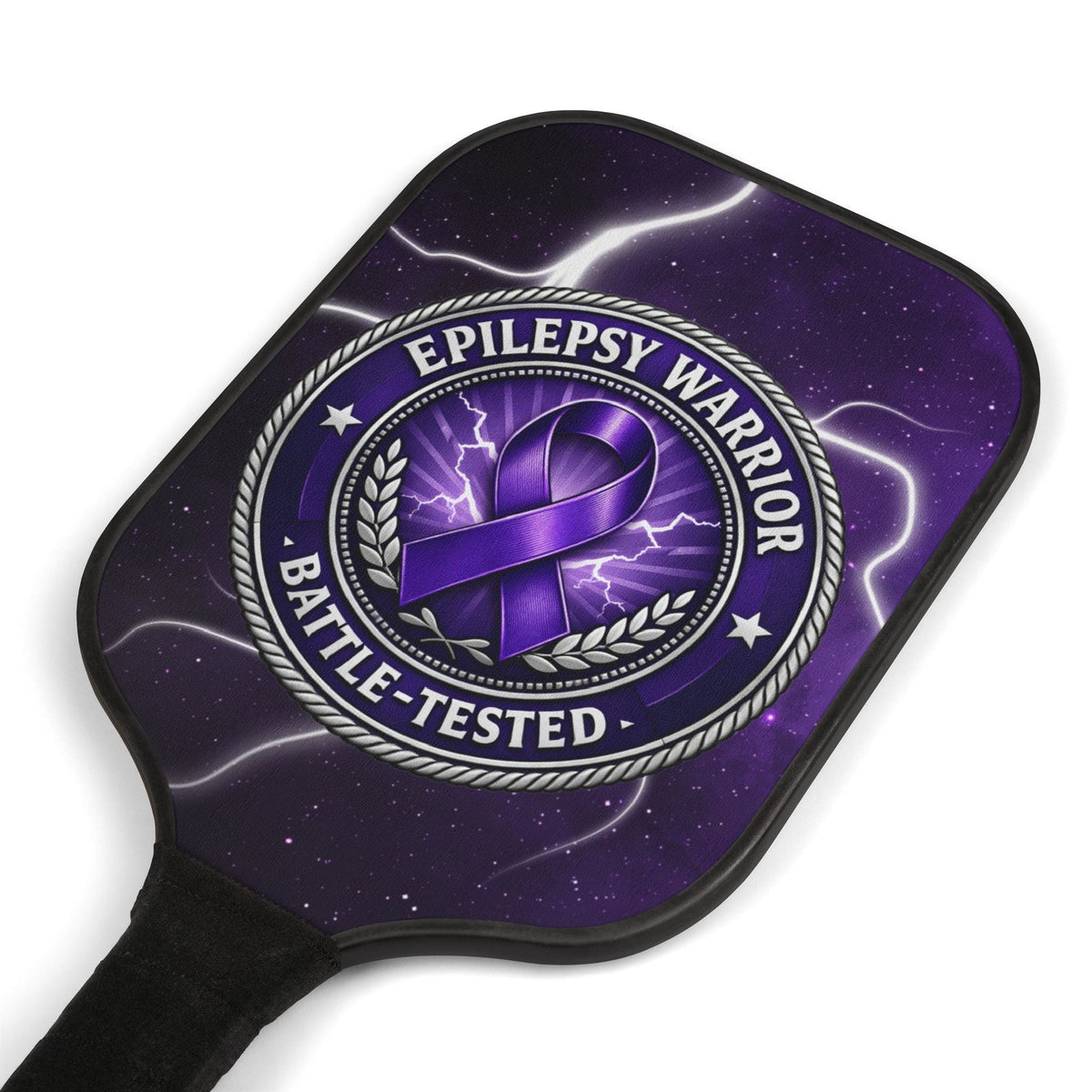 Epilepsy Warrior Paddleball Set – Purple Ribbon Awareness Game