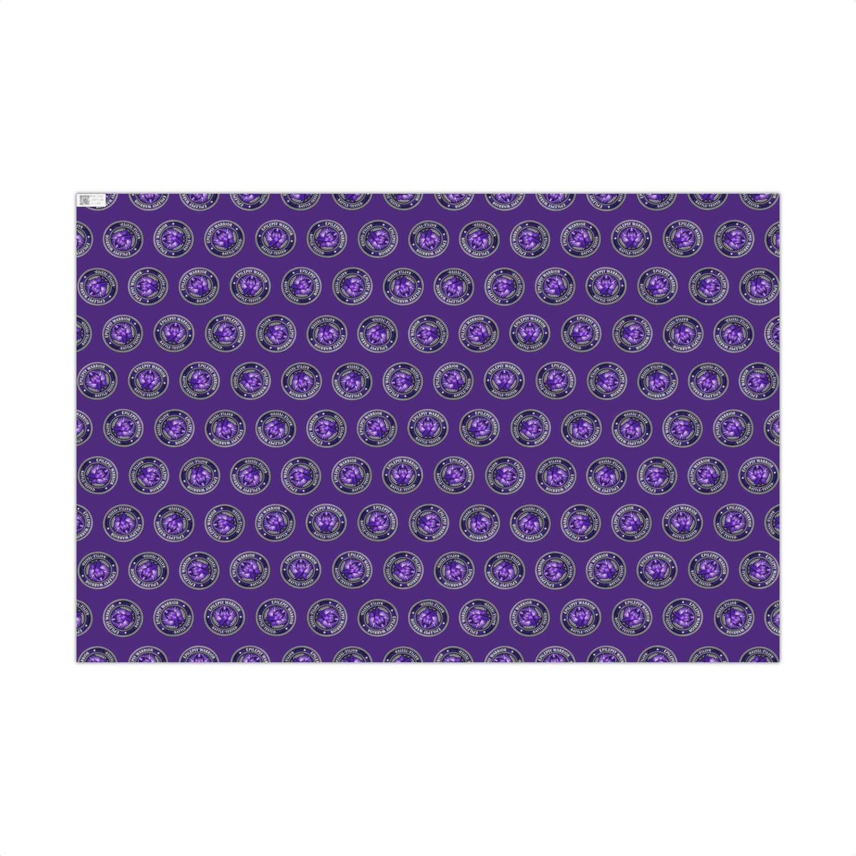 Papel de regalo Epilepsy Warrior - Papel de concienciación púrpura