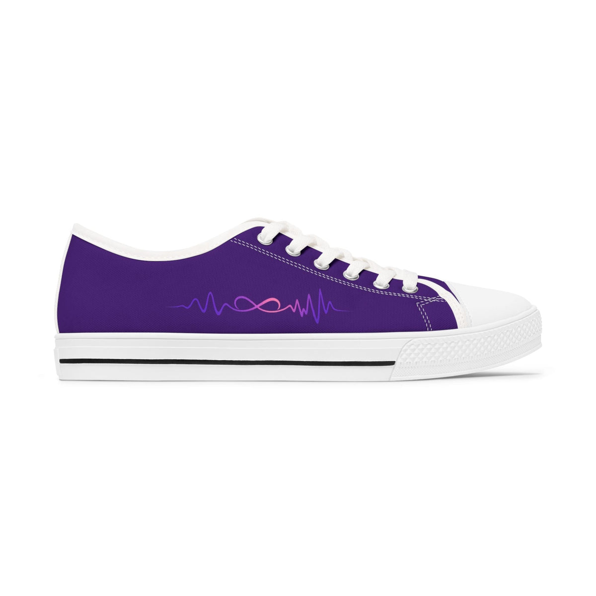 Baskets basses de sensibilisation violettes Epilepsy Warrior