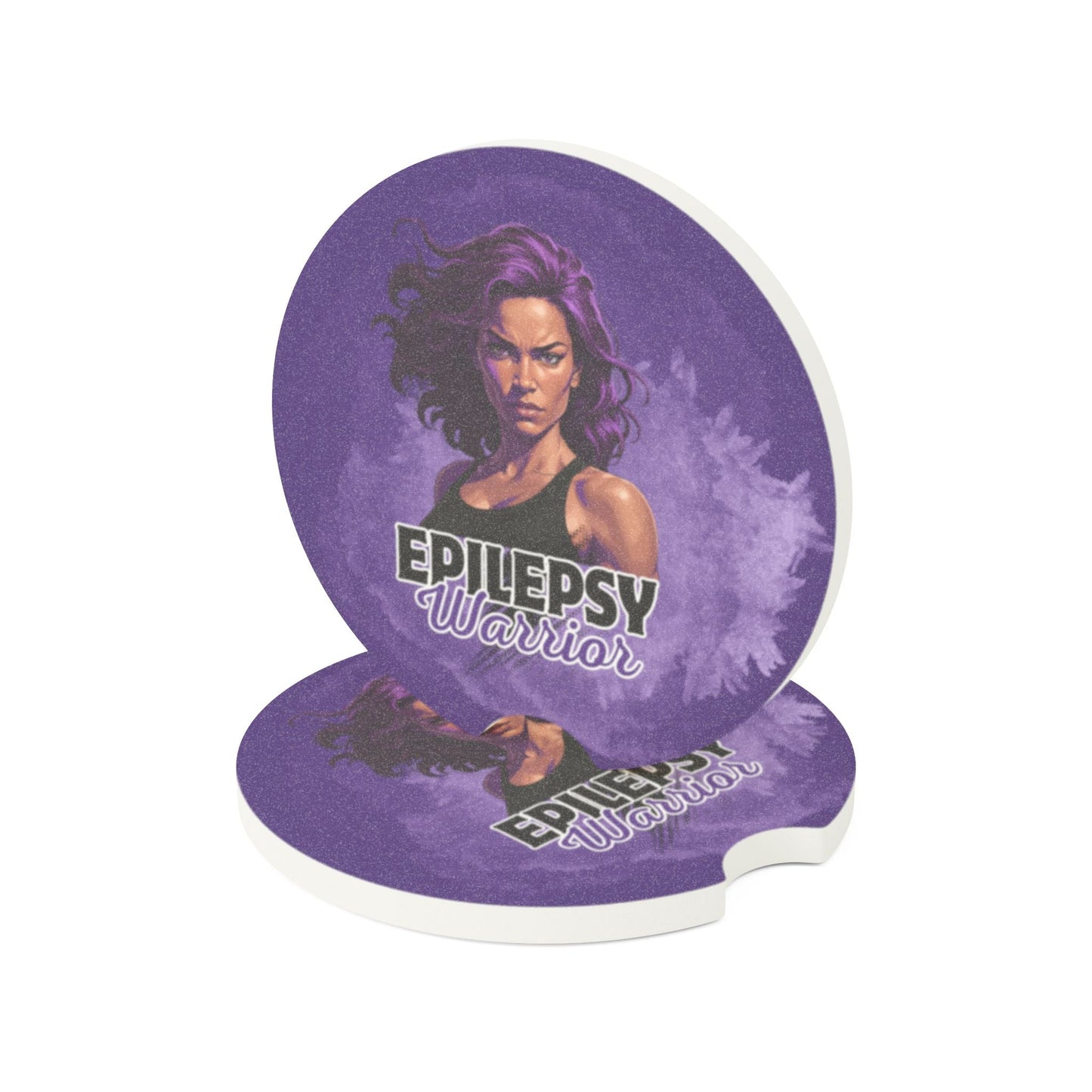 Sous-verre de voiture en stéatite Epilepsy Warrior