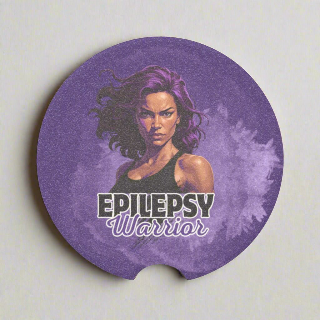 Sous-verre de voiture en stéatite Epilepsy Warrior
