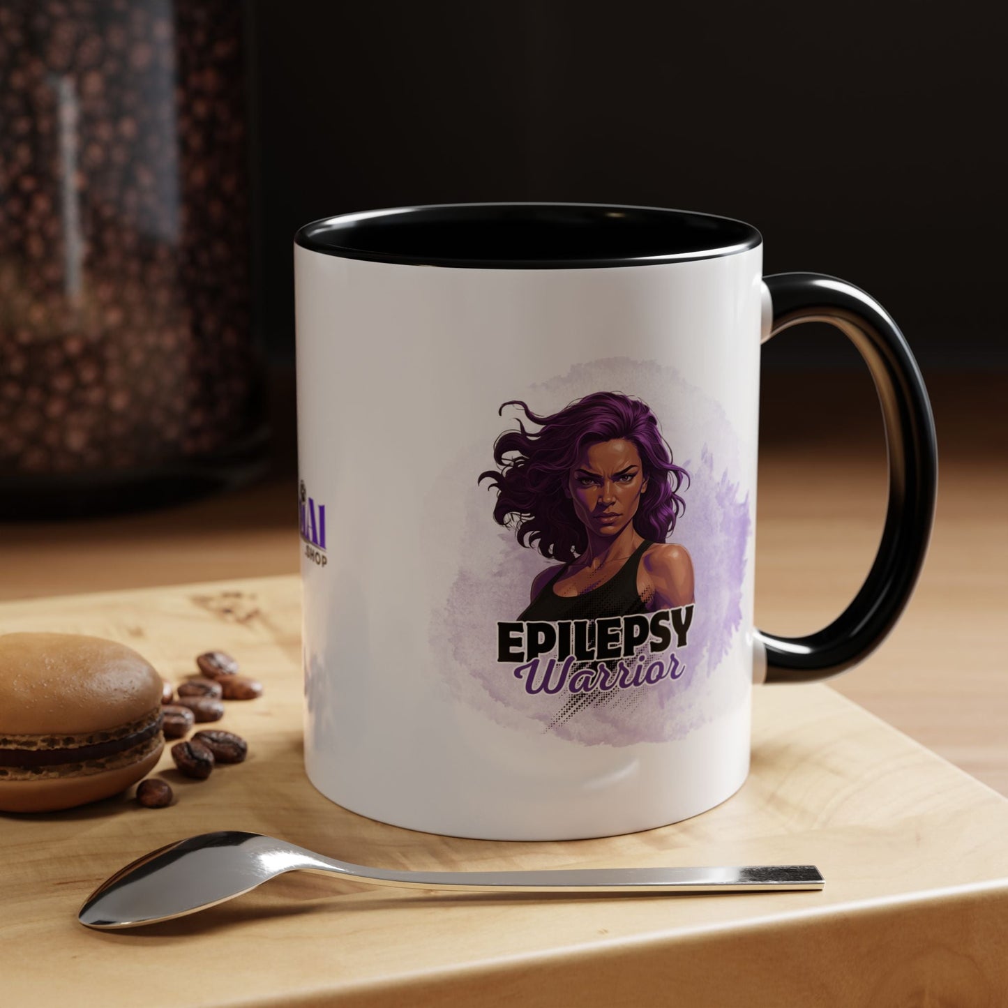 Mug à café Femme Guerrière de l'Épilepsie