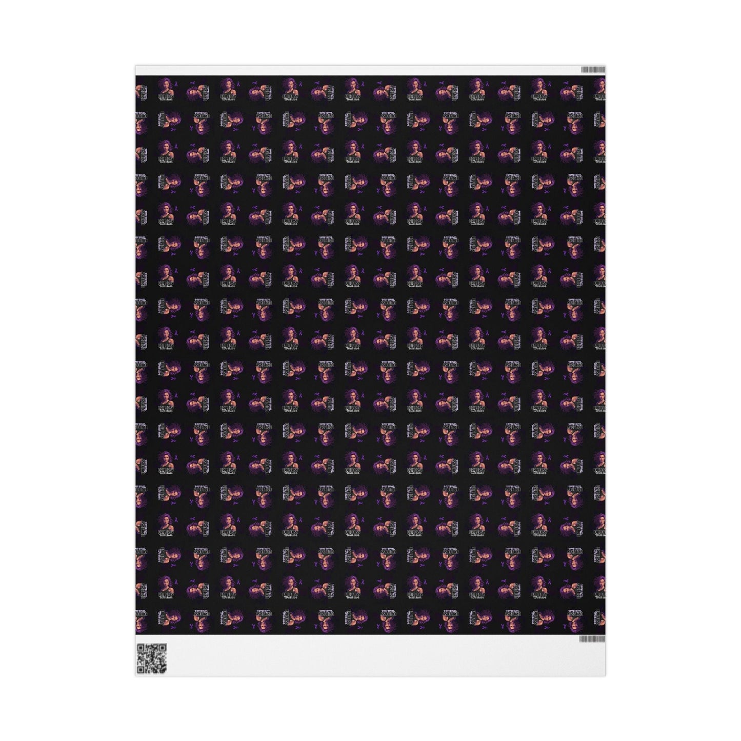 Empowering Epilepsy Warrior Woman Wrapping Paper