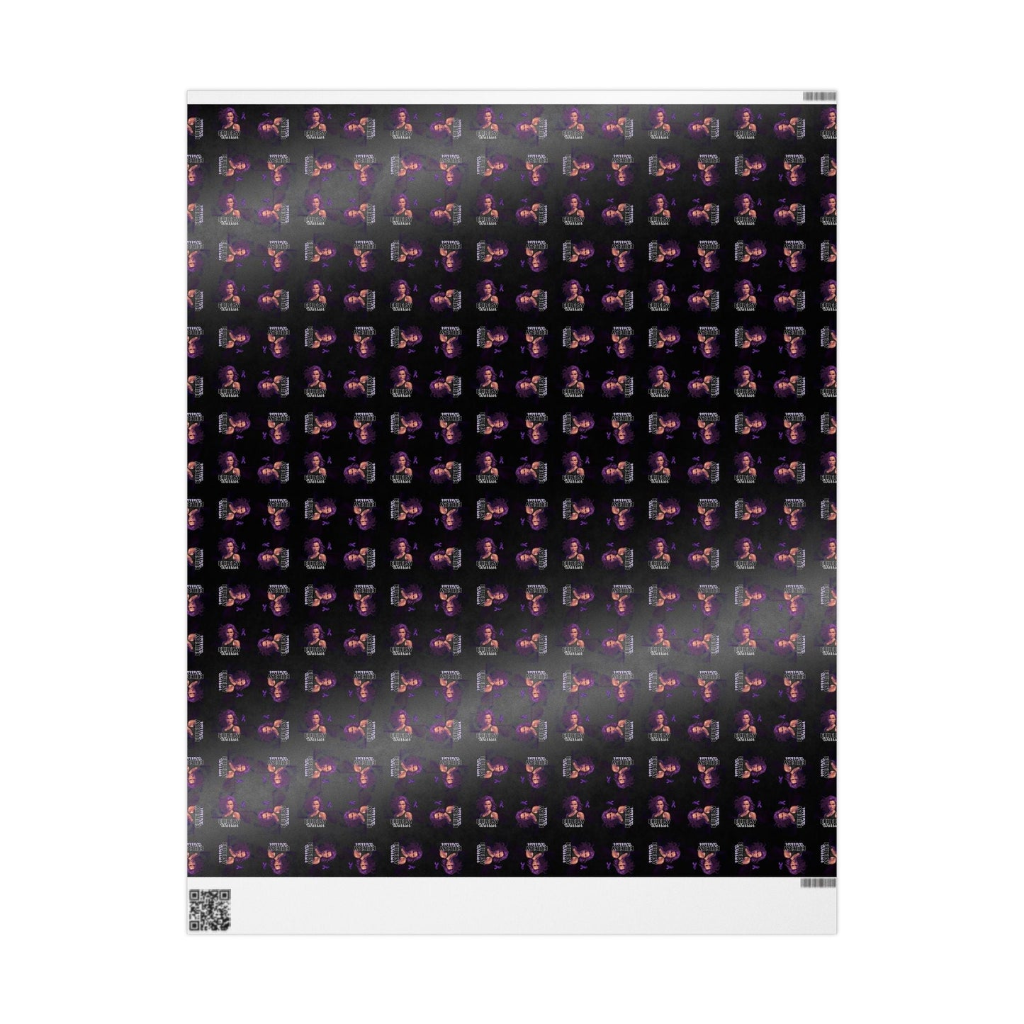 Empowering Epilepsy Warrior Woman Wrapping Paper