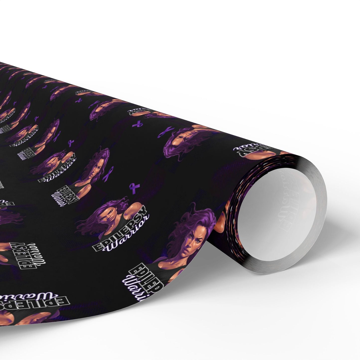 Empowering Epilepsy Warrior Woman Wrapping Paper