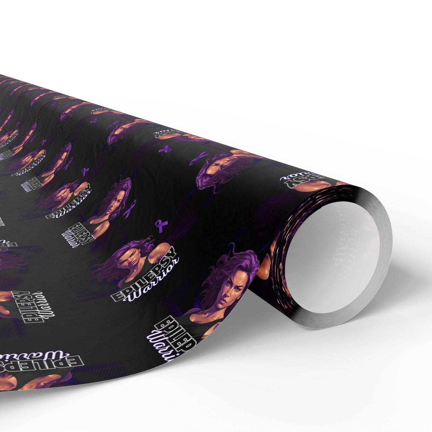 Empowering Epilepsy Warrior Woman Wrapping Paper