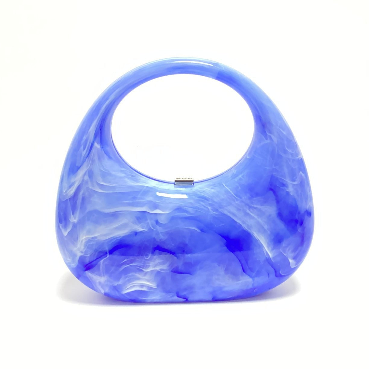 Moon Ice Cracked Goose Egg Underarm Bag