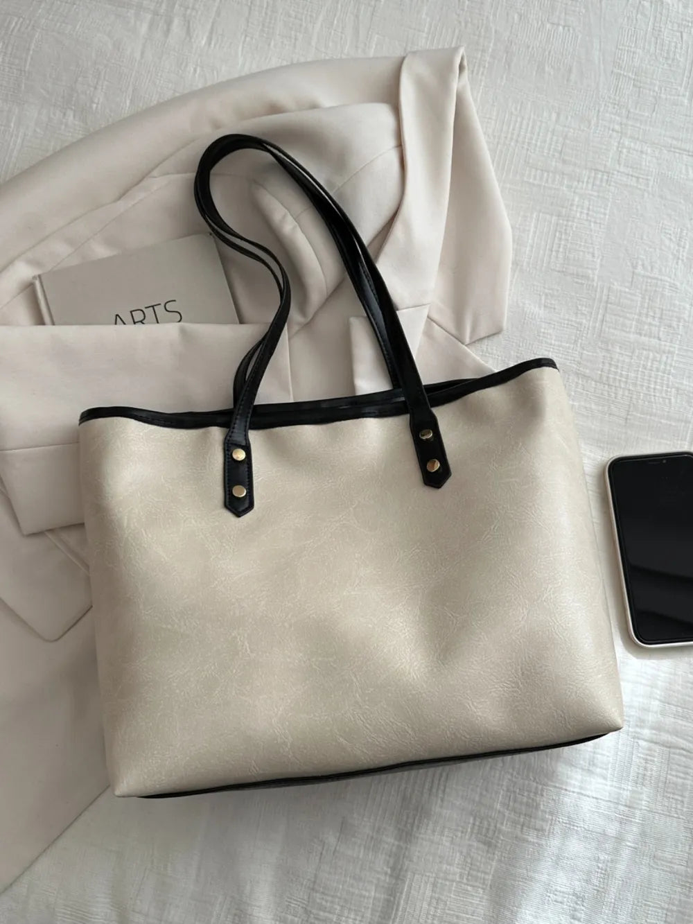 Elegant PU Leather Medium Shoulder Bag