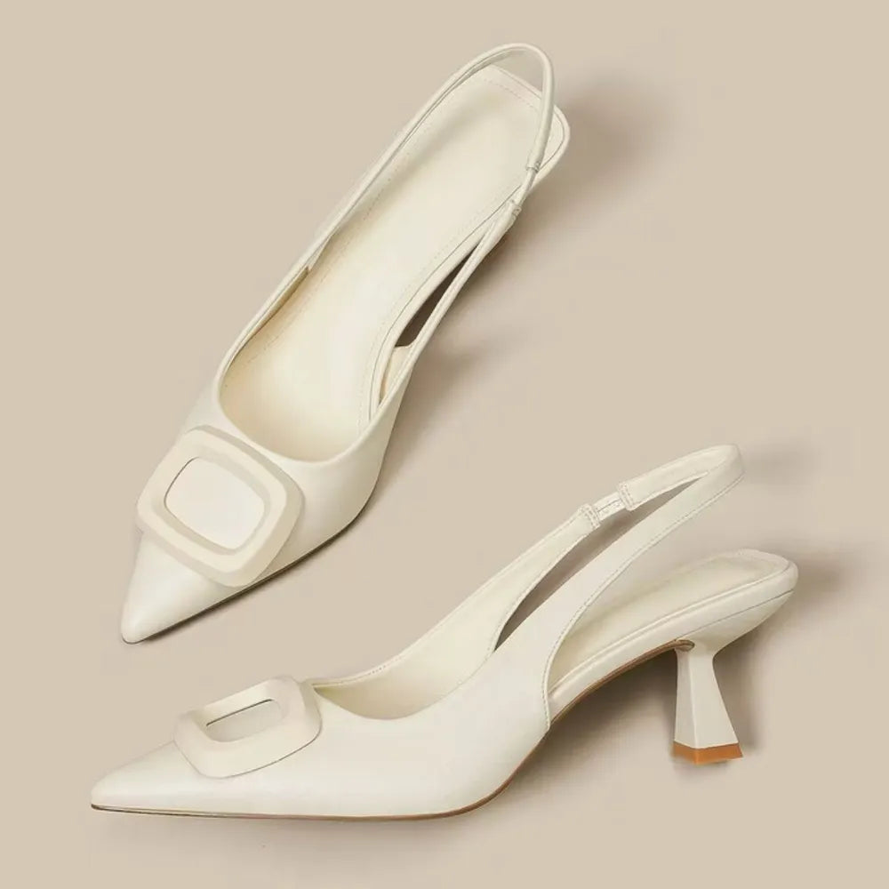Elegant Slingback Pointed Toe Pumps
