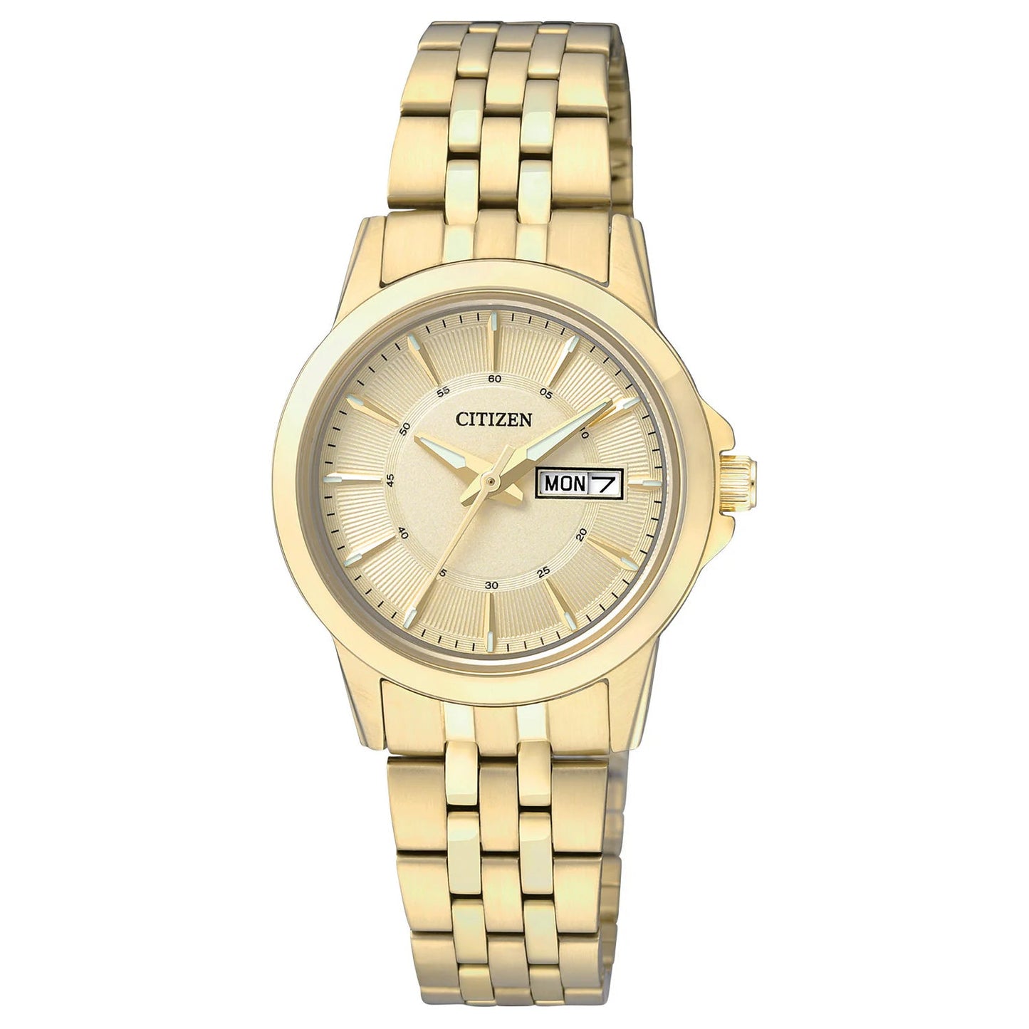 Reloj Clásico de Dial Dorado para Mujer Citizen