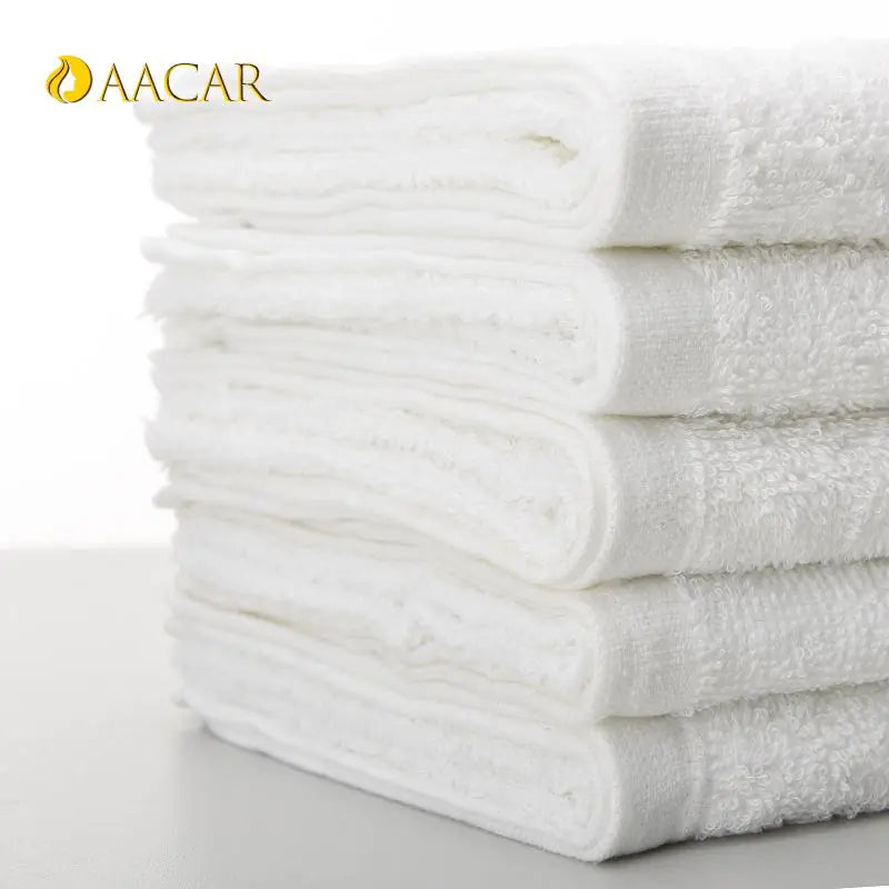 Premium White Cotton Bath Towels