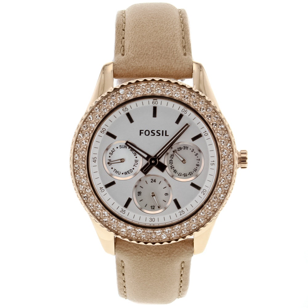 Reloj Stella para Mujer de Fossil - Oro Rosa y Plata