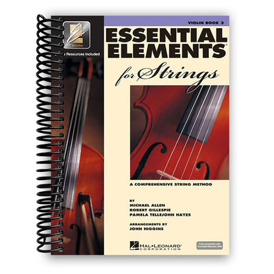 Comprehensive Violin Guide - Essential Elements for Strings Book 2 (Spiral Bound) - Korvel