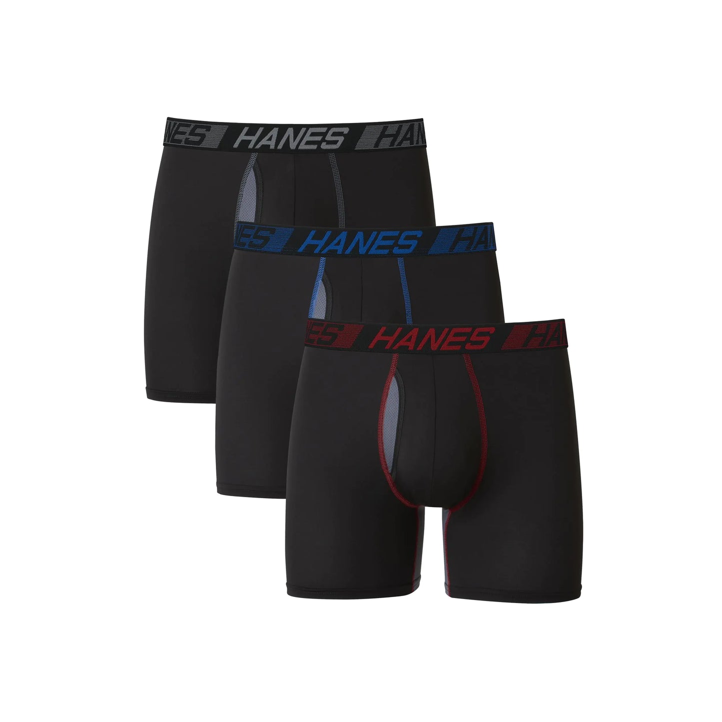 Hanes Men’s Total Support Pouch Boxer Briefs - 3-Pack