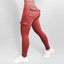 Pantalones de Trabajo Fitness de Alta Elasticidad con Bolsillos para Mujeres