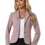 Allegra K Women's Stretch Blazer in Dusty Pink