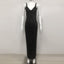 European and American sexy fashion socialite temperament hot diamond suspender backless long dress women's dress - Korvel
