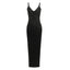 European and American sexy fashion socialite temperament hot diamond suspender backless long dress women's dress - Korvel