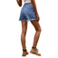 Shorts en denim décontractés pour femmes, taille élastique
