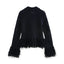 Versatile Women's Tassel Knit Sweater and Skirt Set
