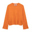 Ensemble de pull en tricot à manches longues et jupe mini chic pour femmes