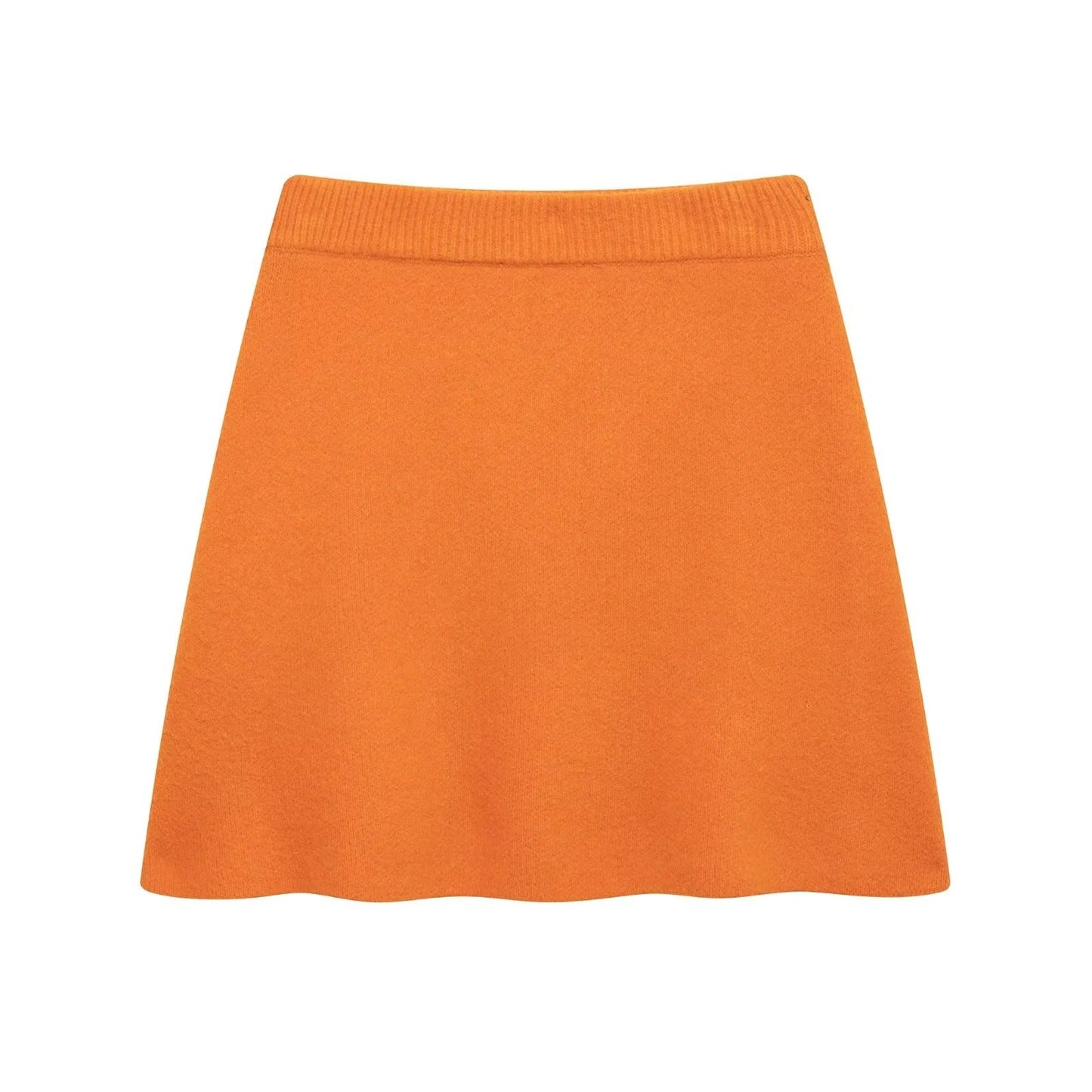 Ensemble de pull en tricot à manches longues et jupe mini chic pour femmes