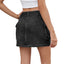 European and American women's personalized pocket splicing workwear denim skirt - Korvel