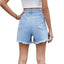 Shorts en denim pour femmes élégants avec franges et détails déchirés