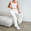 European and American yoga style sleeveless vest slightly flared pants set - Korvel