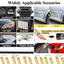 Kit de réparation de pare-chocs de voiture avec agrafeuse chaude premium et 600 agrafes