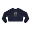 Enchanting Every Witch Cropped Fleece Pullover for Women - Korvel