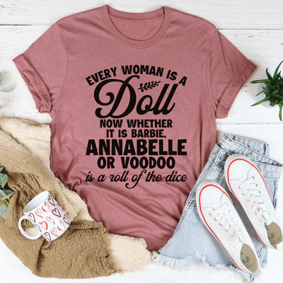 Camiseta Cada mujer es una muñeca