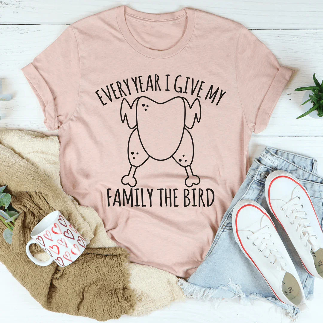 Cada año le regalo a mi familia la camiseta de la cena