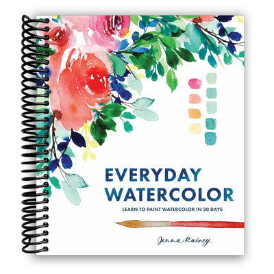 30-Day Watercolor Journey: Master the Art of Watercolor Painting (Spiral Bound) - Korvel