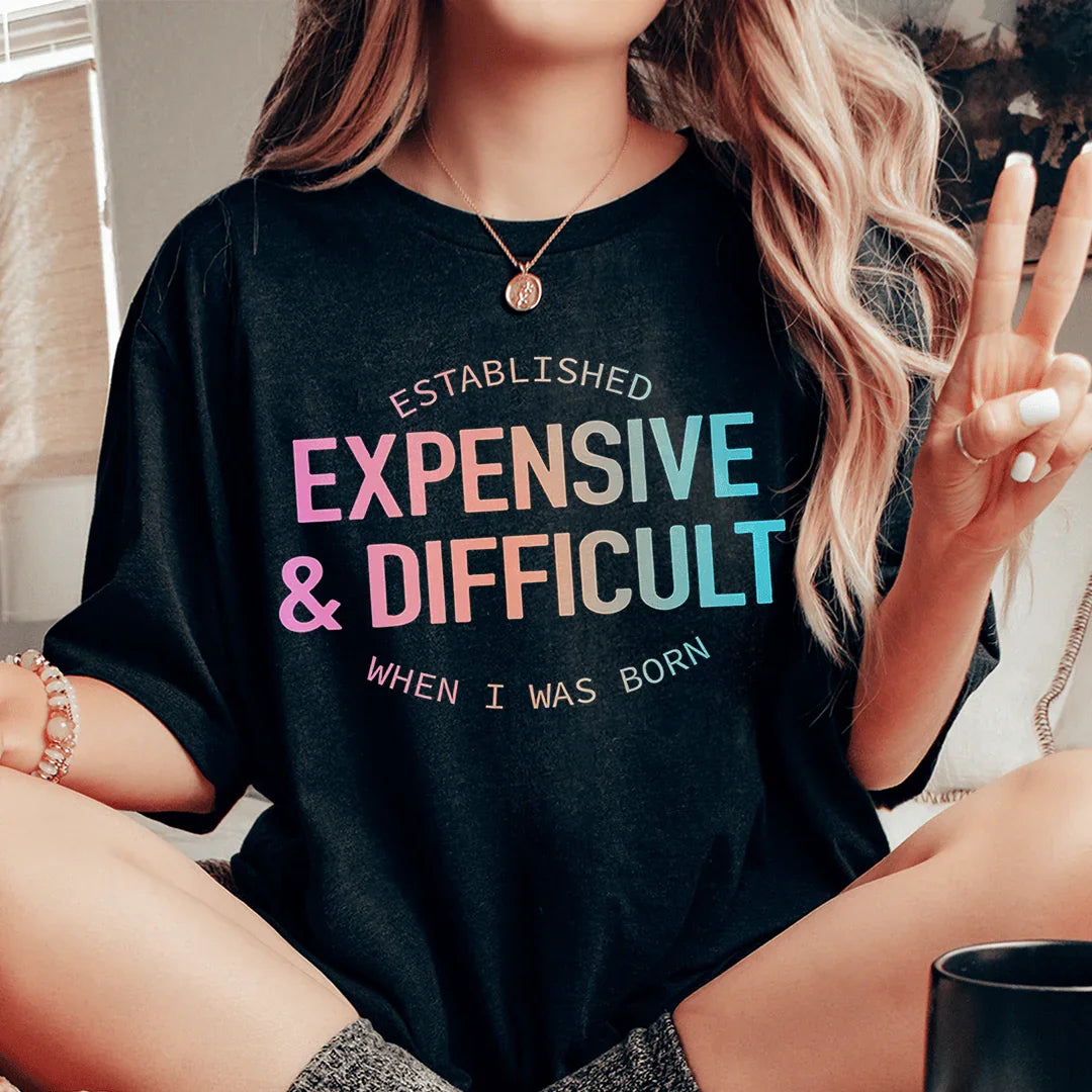 Camiseta cara y difícil