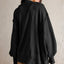 Exposed Seam Side Slit Long Sleeve Sweatshirt - Korvel