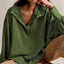 Exposed Seam Side Slit Long Sleeve Sweatshirt - Korvel
