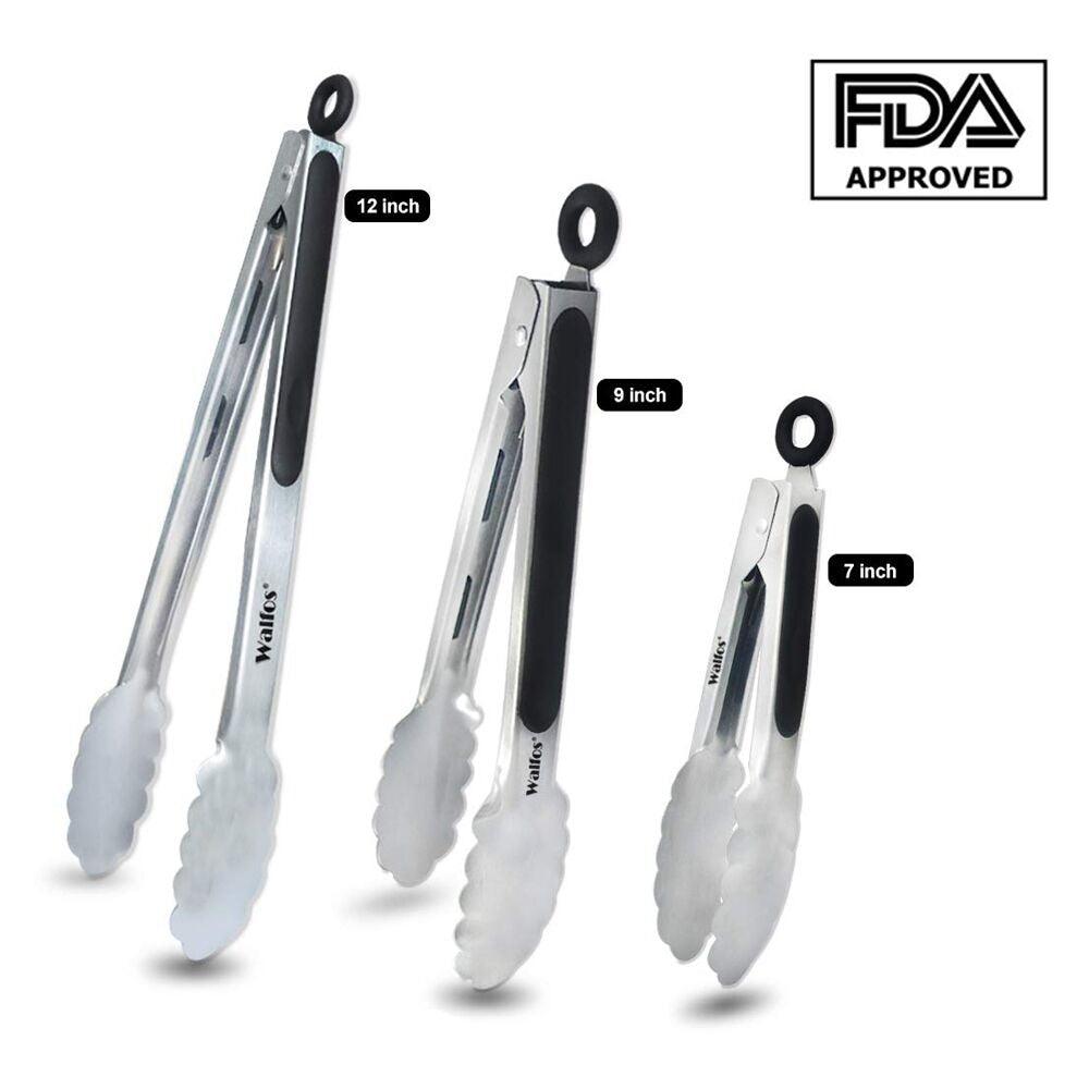 Pinzas de BBQ de Acero Inoxidable Extra Largas Premium